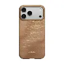 (Golden Glint - اللمعة الذهبية) PITAKA Glints of Gold فائق النحافة لهاتف iPhone 17 Pro Max كفر 