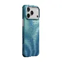 (Lucid Blue - أزرق صافي) PITAKA Glints of Gold فائق النحافة لهاتف iPhone 17 Pro Max كفر 
