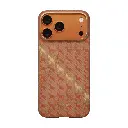 (Amber ) PITAKA Happiness Rides In Edge لهاتف iPhone 17 Pro Max  كفر 