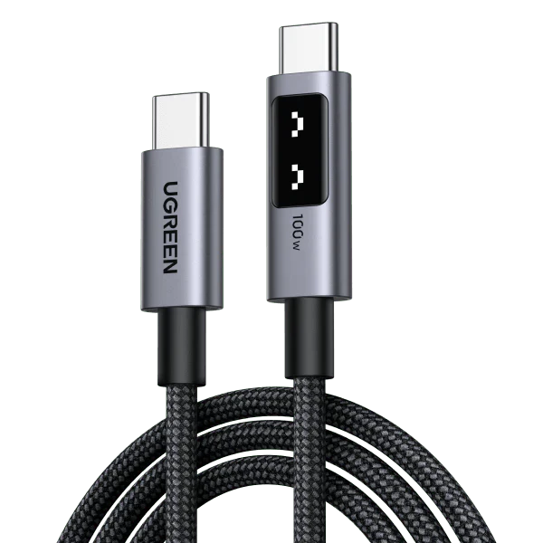 UGREEN Uno USB-C to USB-C PD Fast Charging Cable 5A Max 1m 100w (Black)