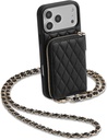 Lameeku Card Holder Case for iPhone 17 Pro (Black)
