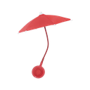 JW Magnetic Phone Umbrella (Red)