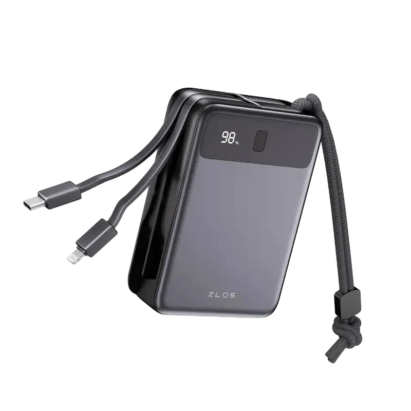 ZLOS 20000mAh  Power Bank 35W with Built-in Cables