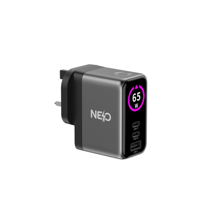 NEO Power Port 65W with Touch Screen 3-port 2C and port A