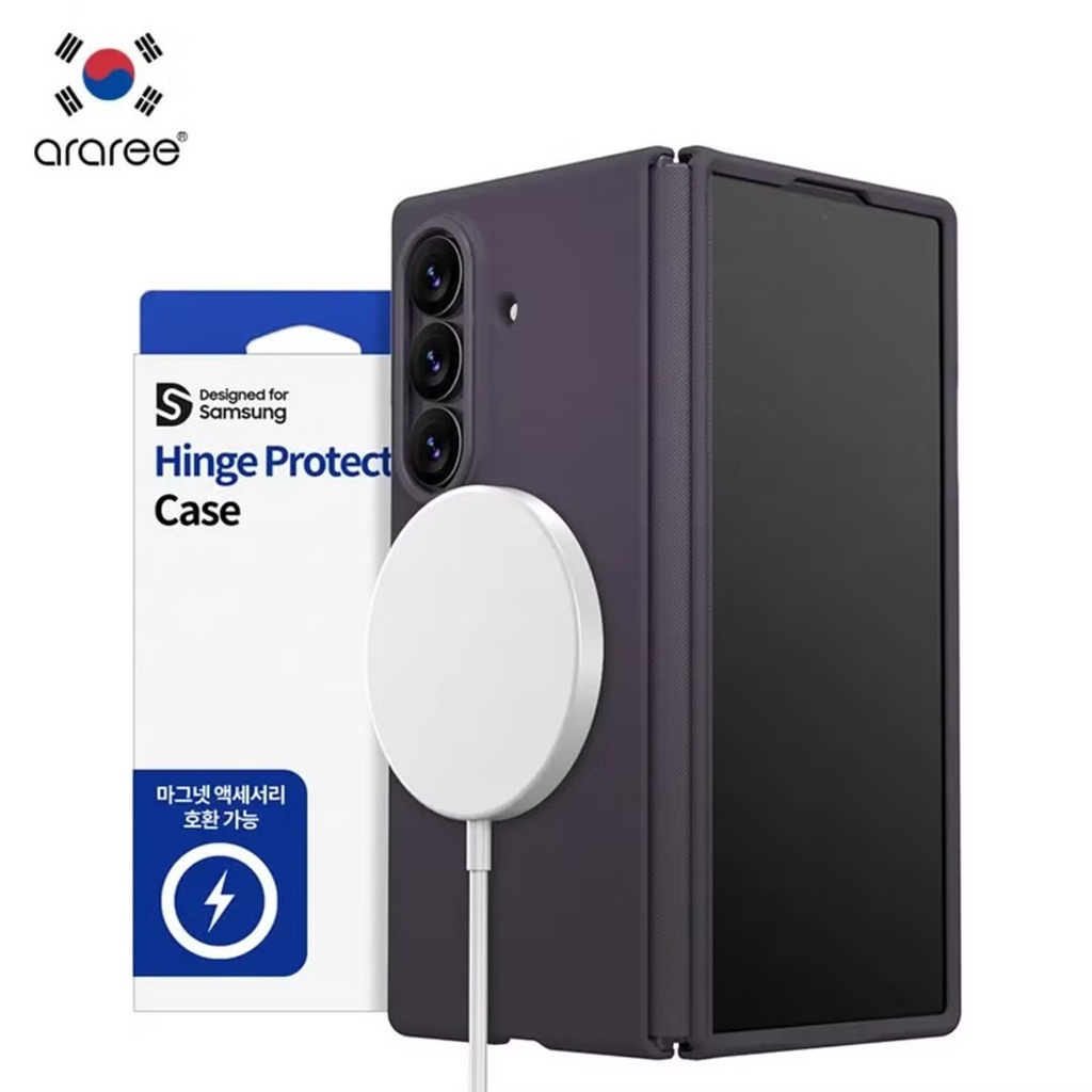 Araree Aero Flex Magsafe Cover For Samsung Z Fold 8 Ultra (Violet)