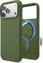 Elago Magnetic Silicone Case for iPhone 17 Pro Max/18 Pro Max (Cedar Green)