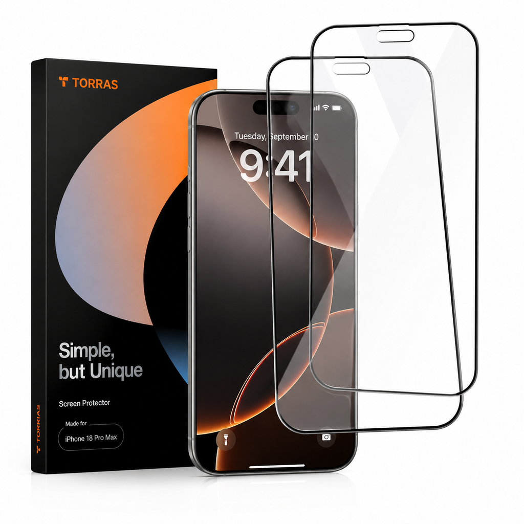 Torras HD Screen Protector for iPhone 18 Pro Max (Clear)