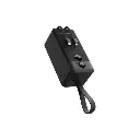 Porodo Power Bank 50000mAh with Integrated Cables (Black)