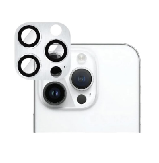 Smartix Camera Lens for iPhone 14 pro/14 ProMax (Silver)