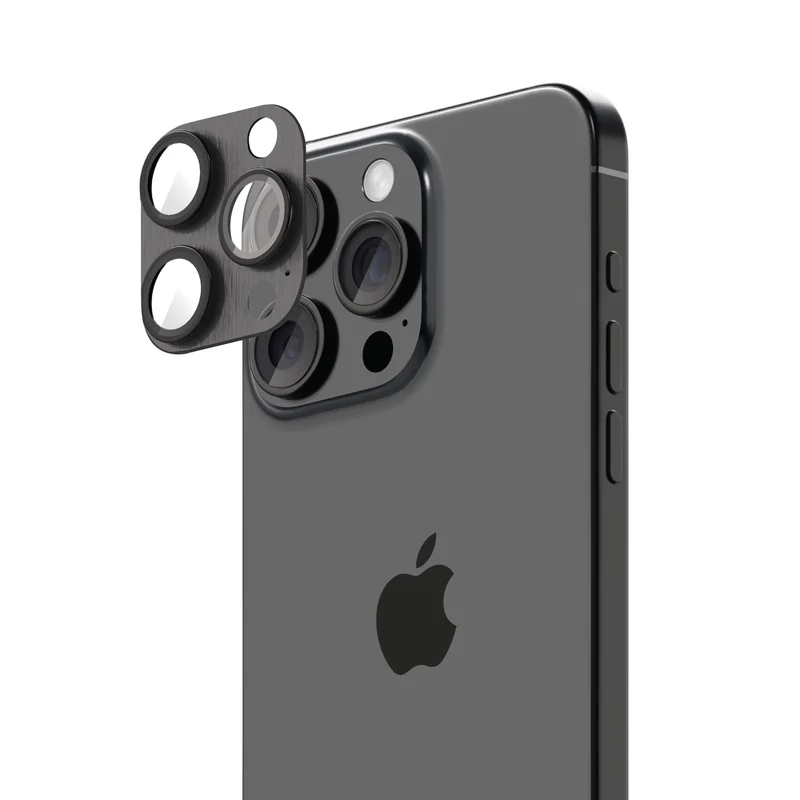 Smartix Camera Lens for iPhone 16 Pro/Pro Max (Black Titanium)