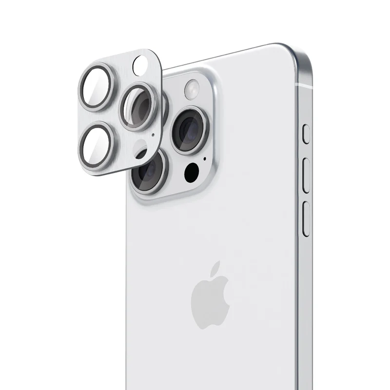 Smartix Camera Lens for iPhone 16 Pro/Pro Max (White Titanium)
