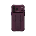 SkinArman Helio CE Silicon Grip-Stand Case for iPhone 18 Pro (Burgundy)