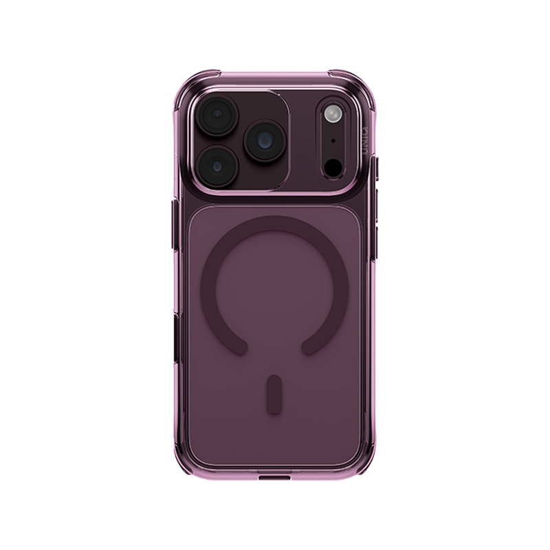 UNIQ Hybrid Magclick Charging Lifepro Xtreme Case for iPhone 18 Pro (Deep Burgundy)