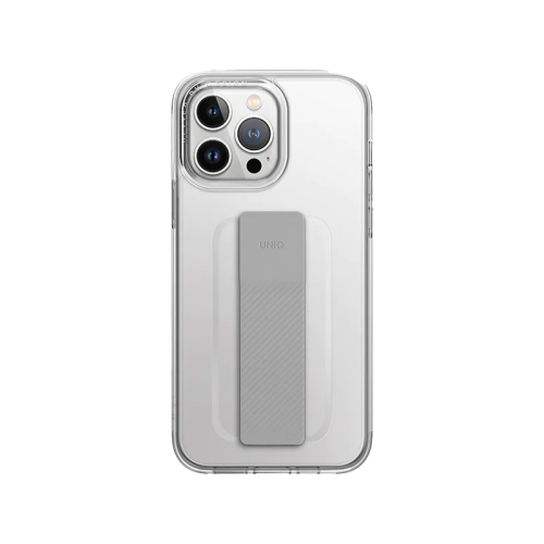 Uniq Hybrid Heldro Mount Series Case for iPhone 14 Pro Max (Lucent Clear)