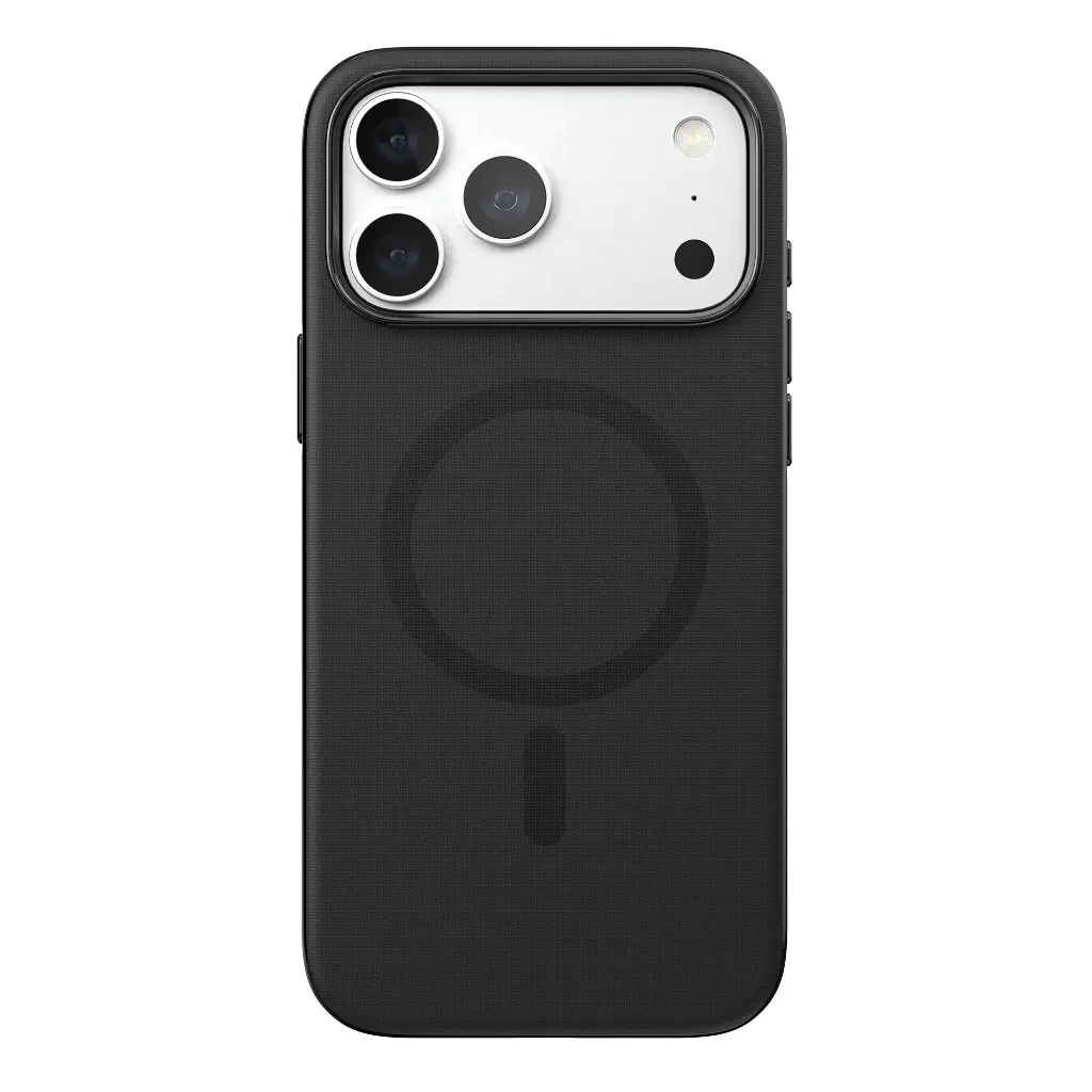 Tech21 EvoPulse Fauxven w/MagSafe/CC for iPhone 18 Pro Max (Black)