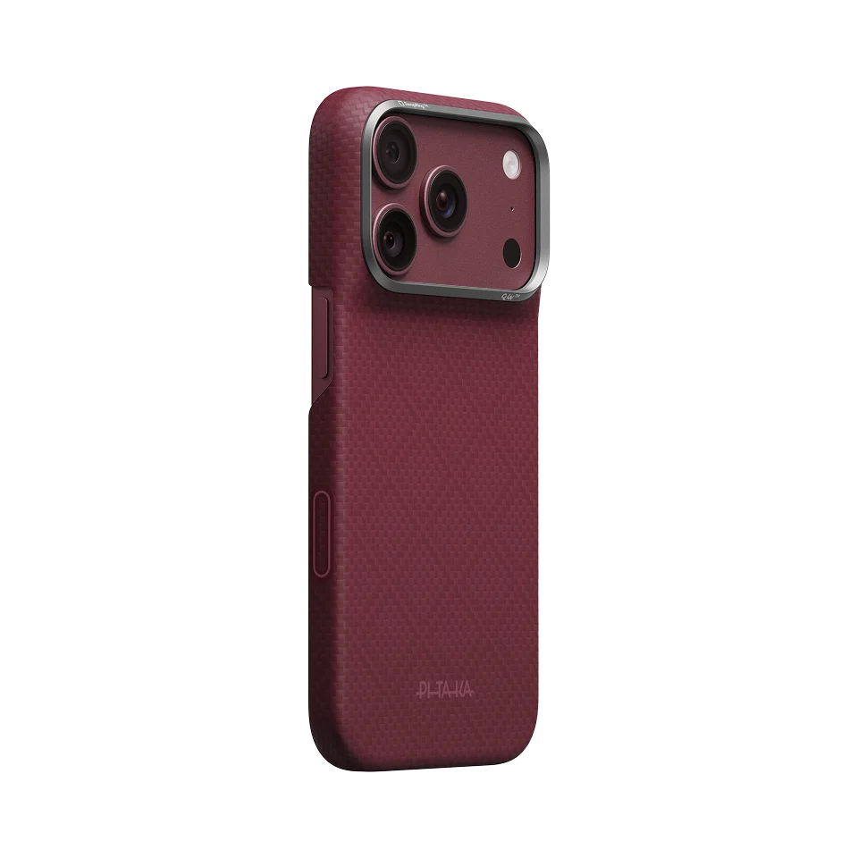 Pitaka Edge Case for iPhone 18 Pro (Burgundy )