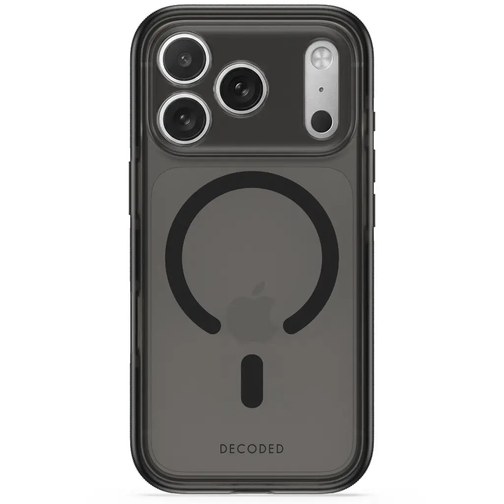 Decoded DropTec Transparent Backcover for iPhone 18 Pro Max (Frosted Black)