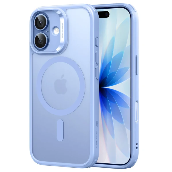 ESR Classic Hybrid Magnetic Case (Camera Control) for iPhone 17 Pro Max/18 Pro Max (Frosted Light Blue)