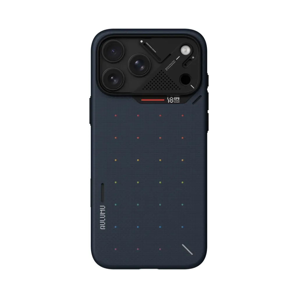 AULUMU Ultra-Slim Particle Aramid Fiber Case for iPhone 18 Pro (Blue)