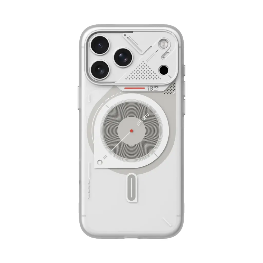 AULUMU Hyper Frosted TPU IMD Case for iPhone 18 Pro (Translucent White)