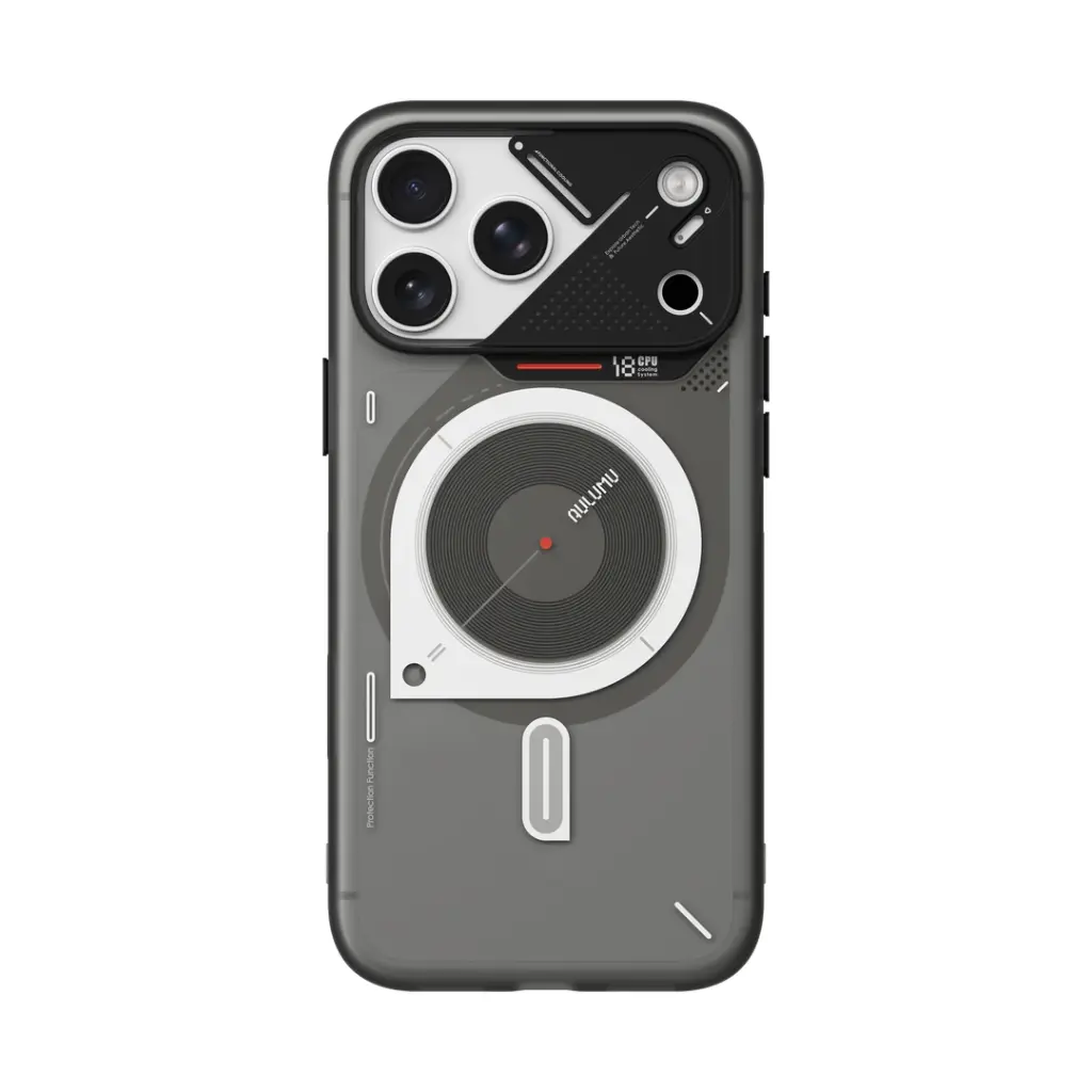 AULUMU Hyper Frosted TPU IMD Case for iPhone 18 Pro Max (Translucent Gray)