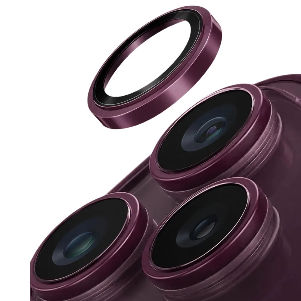 Phone Planet Camera Lens for iPhone 18 Pro/18 Pro Max (Burgandy)