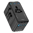 Powerology Spetrova GaN Multi-Port Universal Adapter (Black)