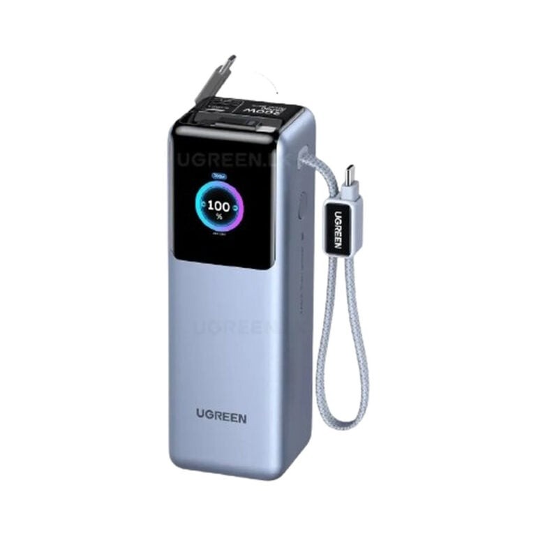 UGREEN 25000mAh 200W Nexode Pro Power Bank with 35cm Braided Cable + 65cm Retractable Cable