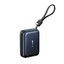 Baseus PicoGo AC22 Ultra Mini Power Bank With Built-in USB-C Cable 20000mAh 45W (Cosmic Black)