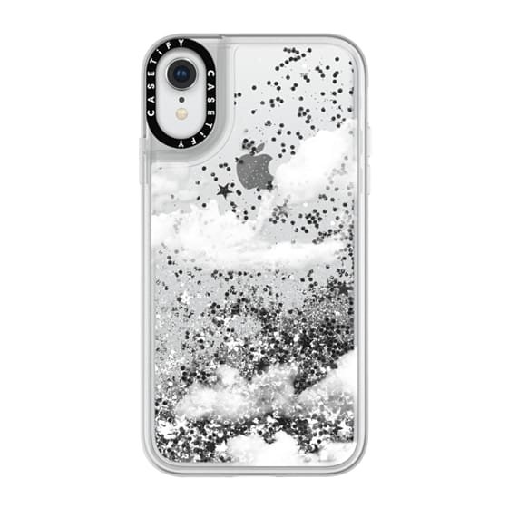 Casetify Glitter Case Cloud Silver for iPhone Xr