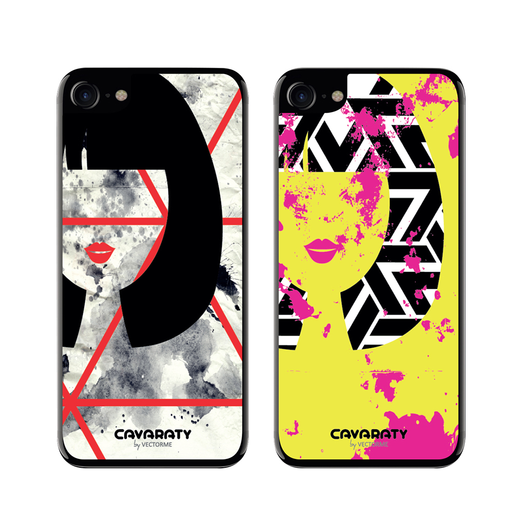 Kavy Back Sticker Skins 2X for iPhone6s/7
