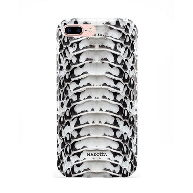 Madotta Black and White Cobra Snakeskin Case for iPhone 7 Plus