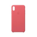 Apple Leather Case for iPhone XS Max (Peony Pink)