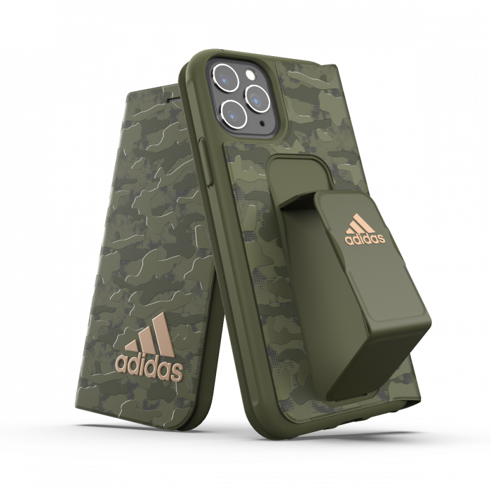Adidas Folio Grip Case for iPhone 11 Pro (Tech olive)