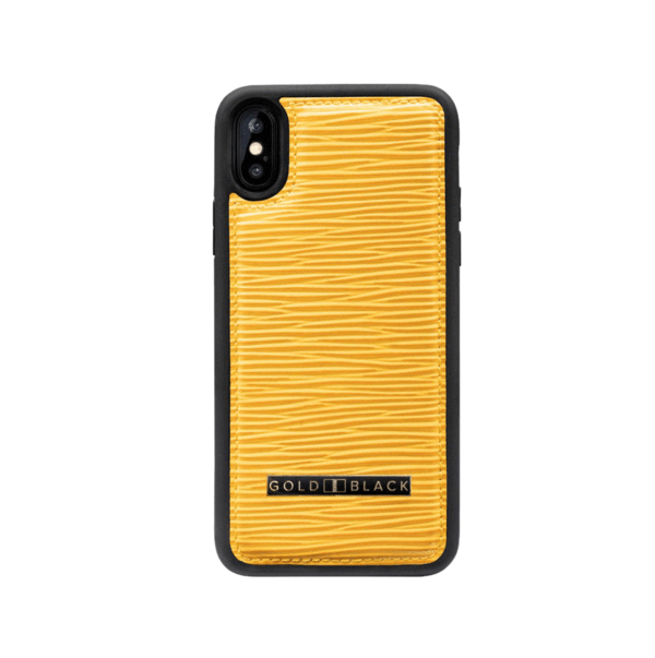 GoldBlack iphone xs unico yellow