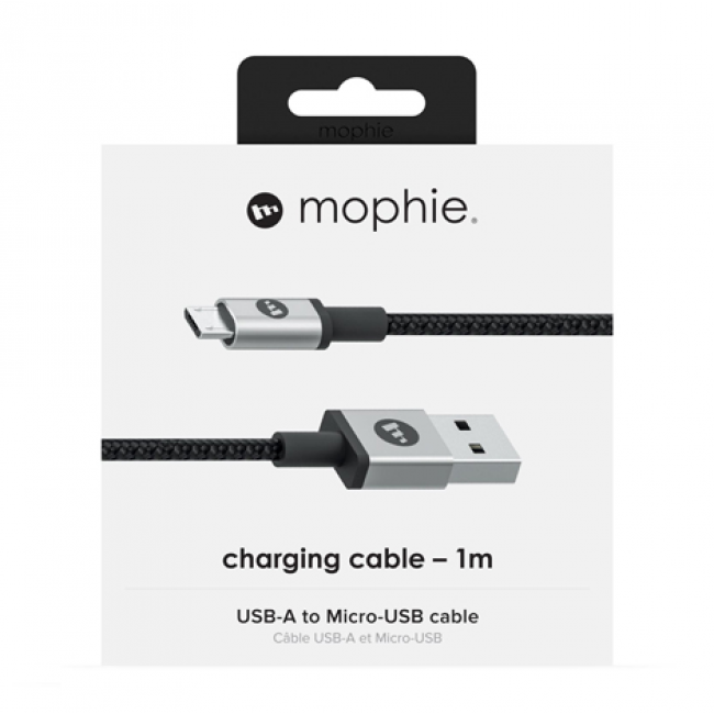 Mophie USB-A to Micro Cable 1M (Black)