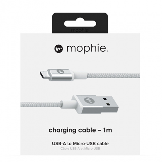 Mophie USB-A to Micro Cable 1M (White)
