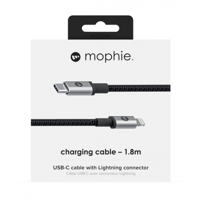 Mophie USB-C to Lightning Cable 1.8M Black