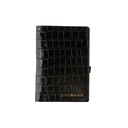 GoldBlack Passport Cover (Croco Black)