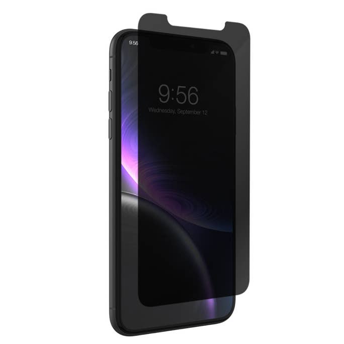 ZAGG InvisibleShield machine Glass Screen Protector for iPhone Xr (Privacy)
