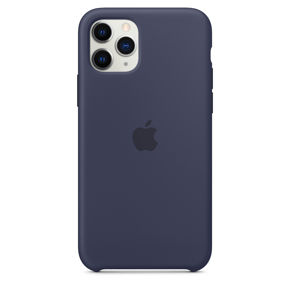 Apple iPhone 11 Pro Silicone Case (Midnight Blue)-EOL