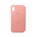 Apple Leather Folio for iPhone X Soft Pink