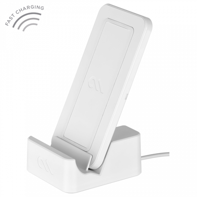 Case-Mate Power Pad Charger with Stand (White)