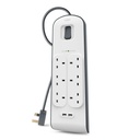 Belkin 6-Way Surge Protection with 2x2.4 Amp USB Ports