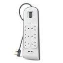 Belkin 6 Way Surge Protection with 2x2 AMP USB Charging