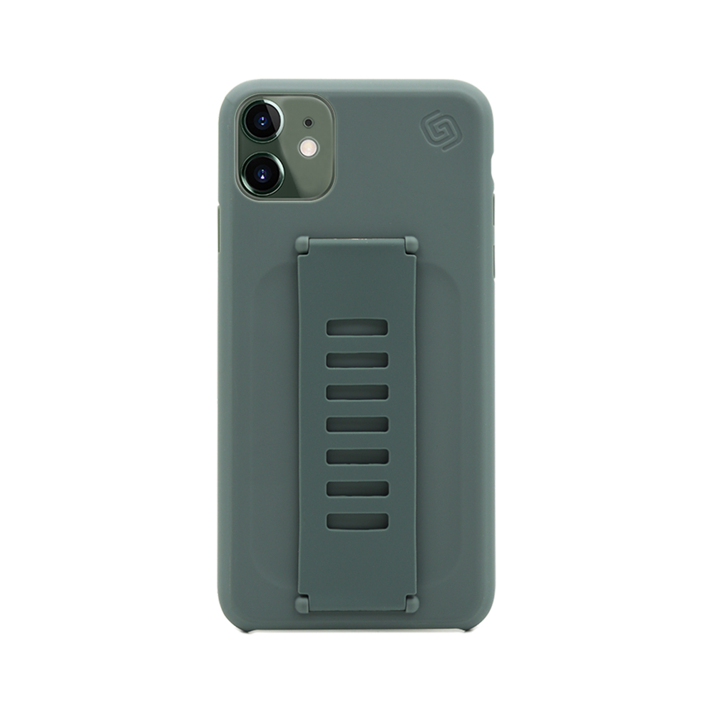 Grip2u Slim Case for iPhone 11 (Midnight Green)