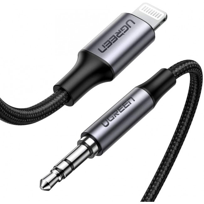 [70509] UGREEN Lightning to 3.5mm Male Aux Cable 1m