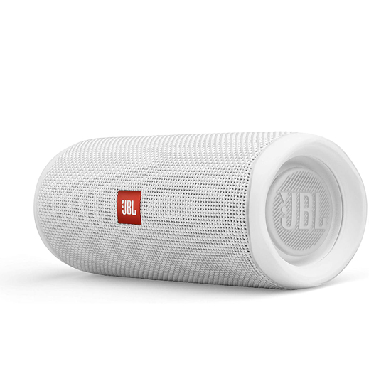 JBL FLIP 5 Waterproof Portable Bluetooth Speaker (White)