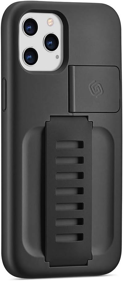  جريب 2 يو بوست كفر مع ستاند آيفون 12/12 برو (أسود)