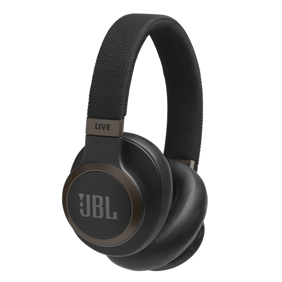 JBL Live 650BTNC Wireless Over-Ear Headphones (Black)
